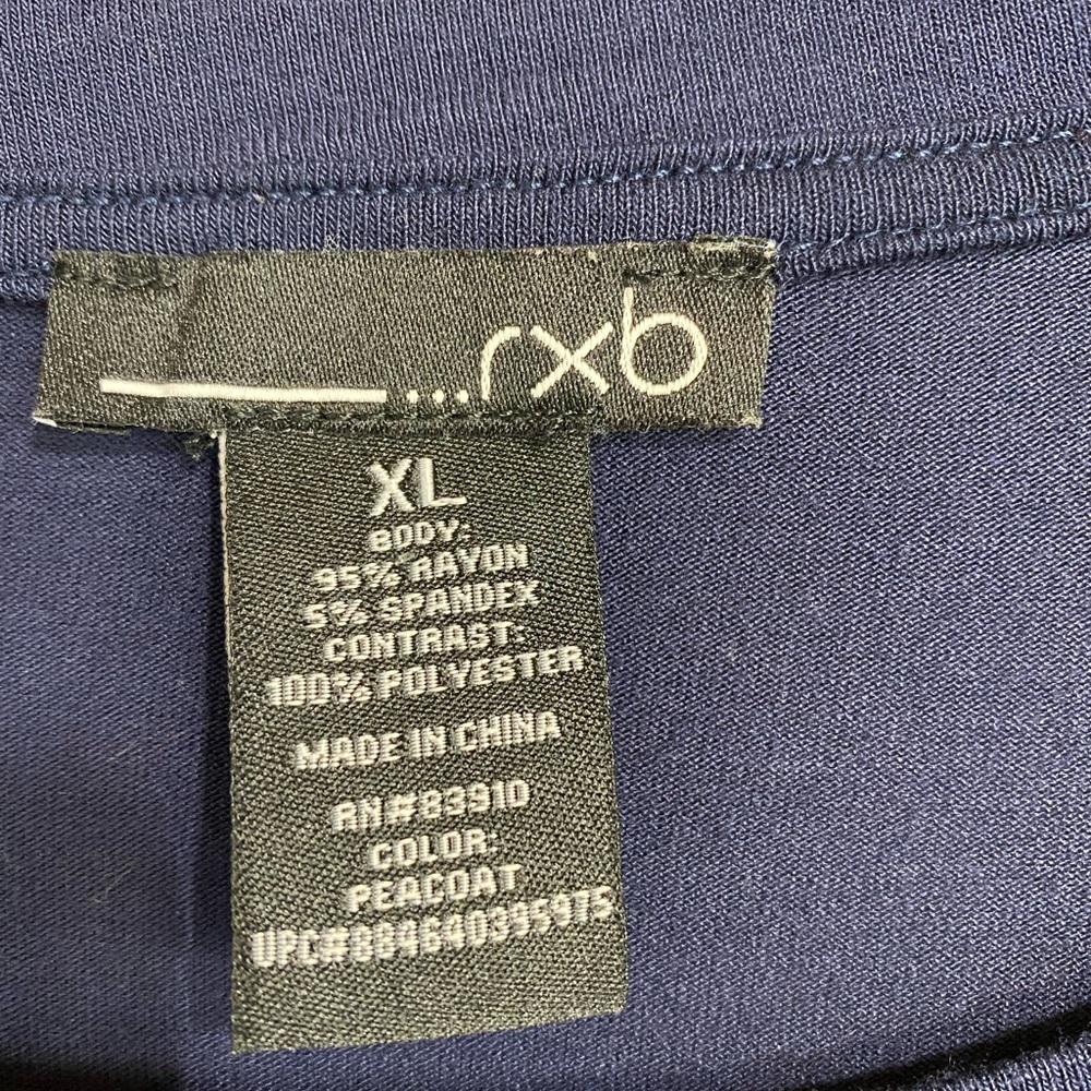 Navy Blue Work Top - Picture 5 of 9